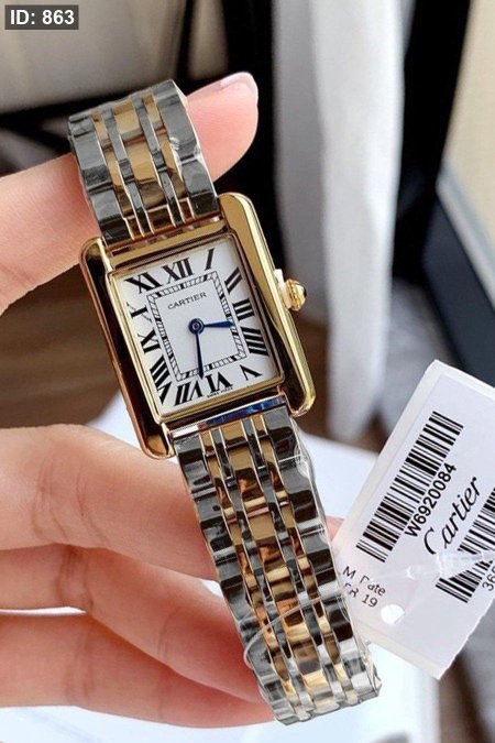 ساعة - Cartier / مستطيل شامل علبة وكيس